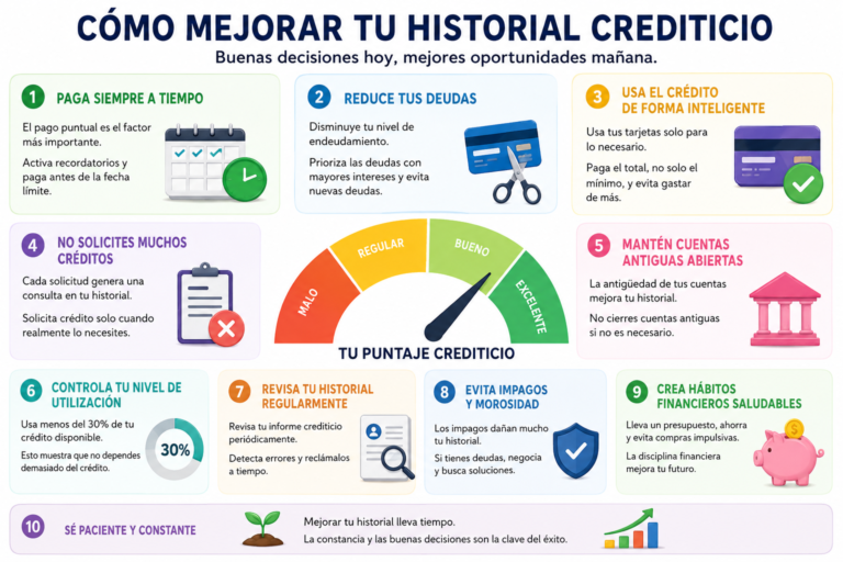 COMO MEJORAR TU HISTORIAL CREDITICIO